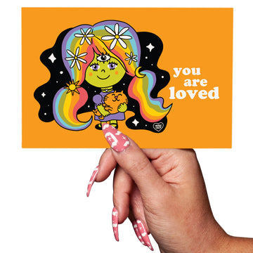 You Are Loved Postcard