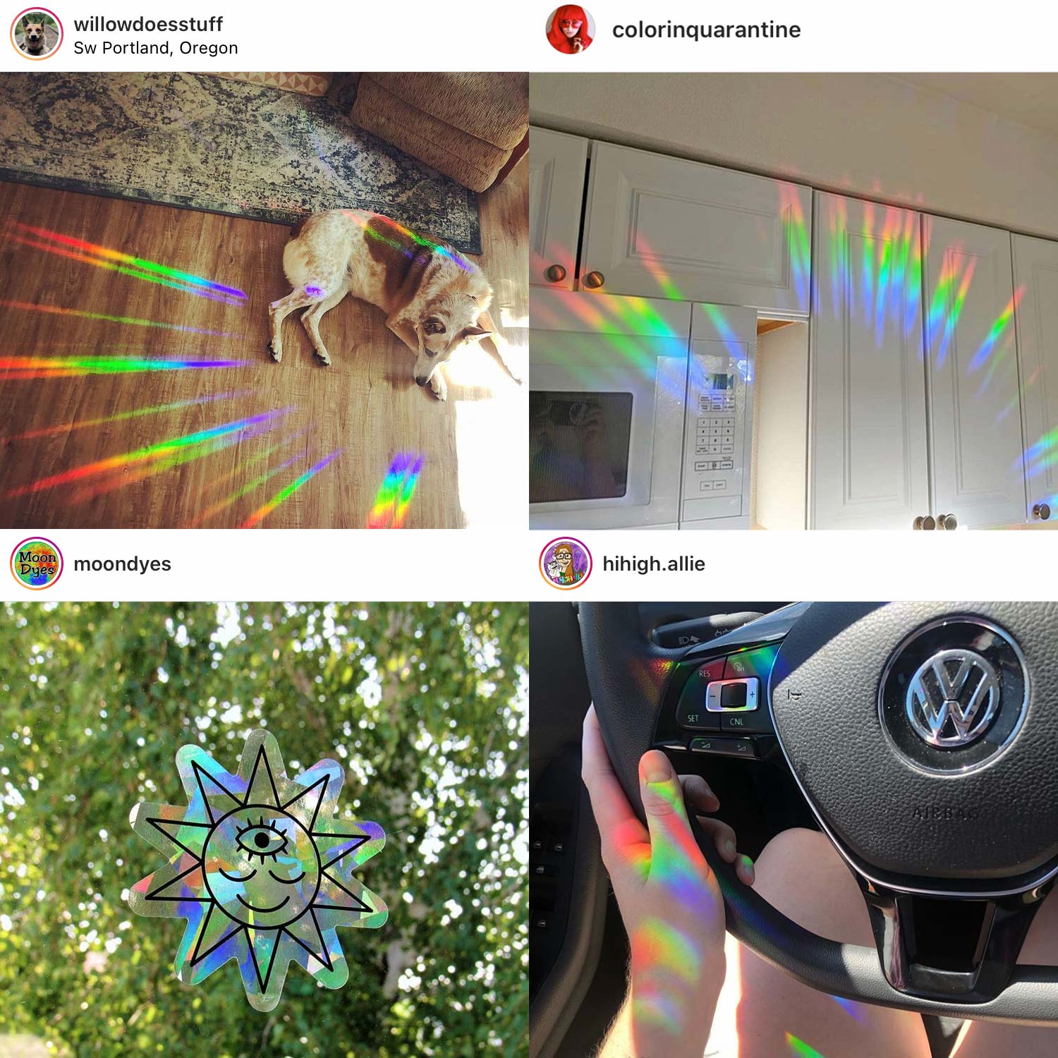 Oregon Suncatcher Rainbow Maker Window Sticker