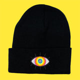 Gorro Ojo Arcoíris