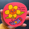 Flower Skater Be Nice to You Sticker