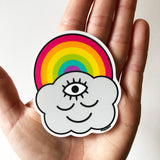 Pegatina Nube Arcoíris