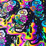 RxSkulls Rainbow Skull Collab Holographic Sticker