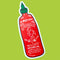 Wokeface Sriracha Sticker